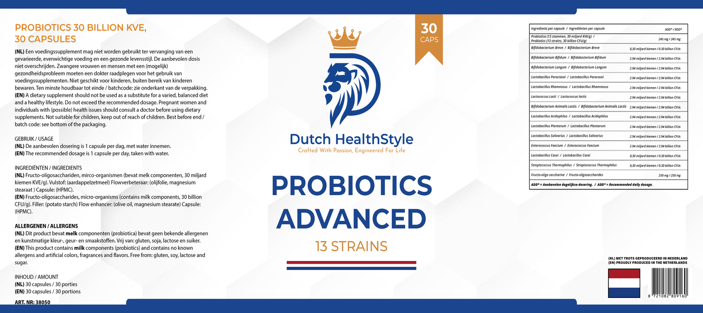 Probiotics - Advanced - 13 Strains