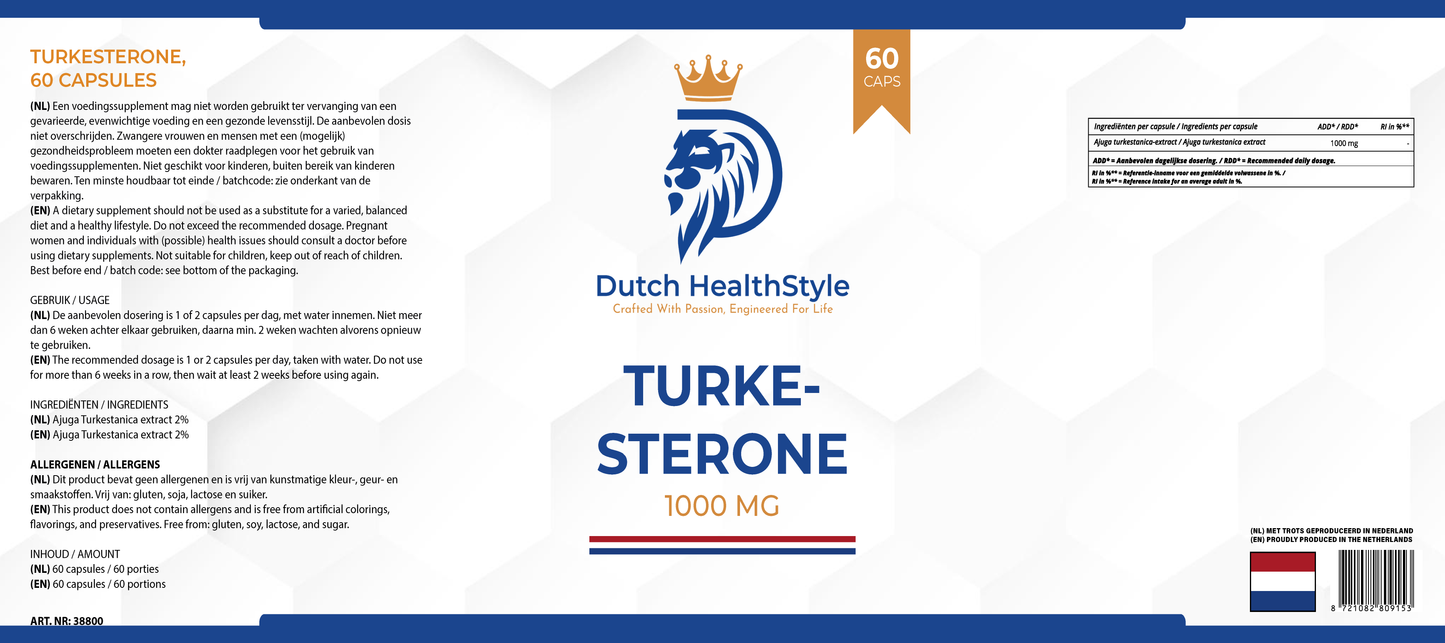 Turkesterone - 1000mg